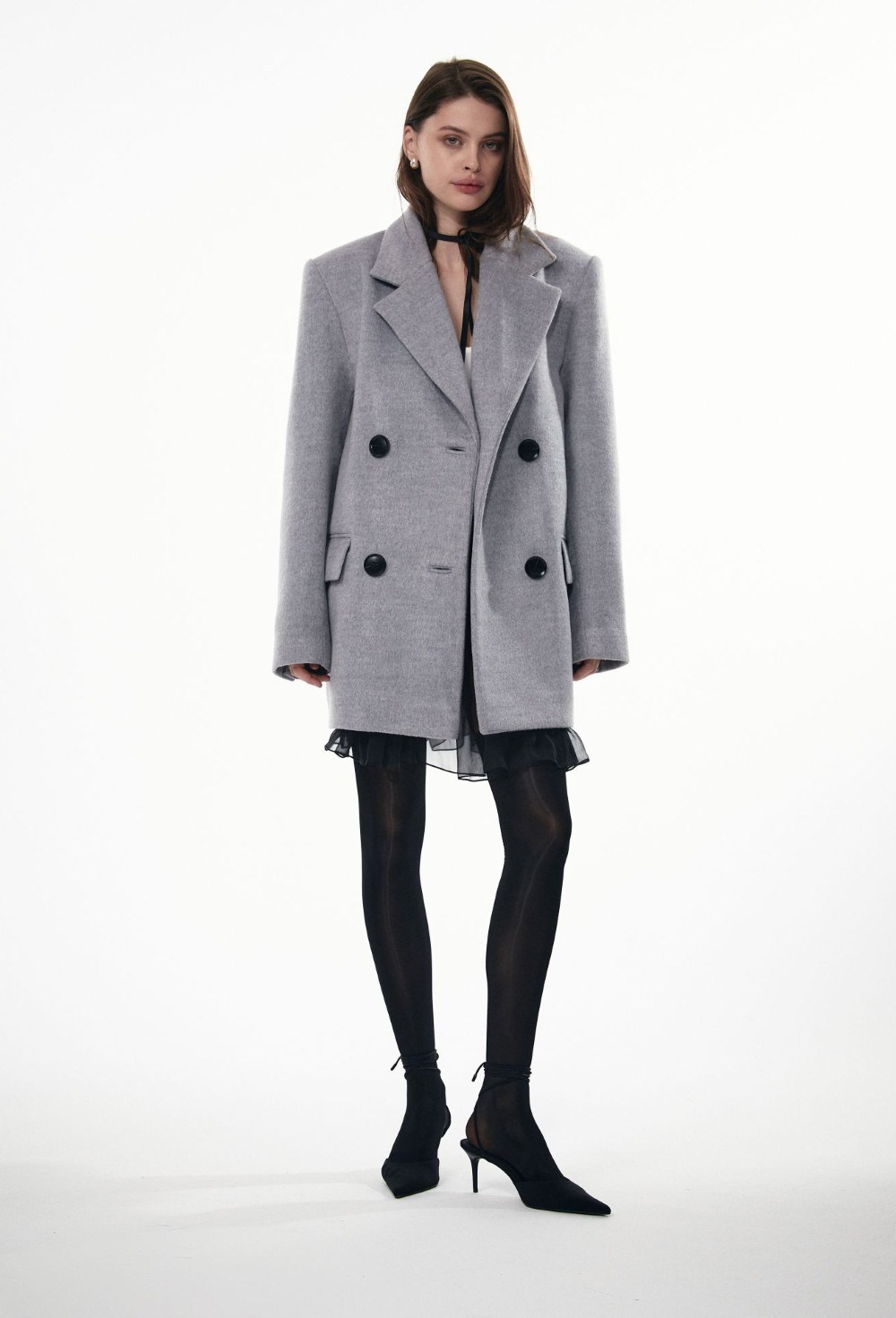 укороченное пальто RUSSE - фото 131355