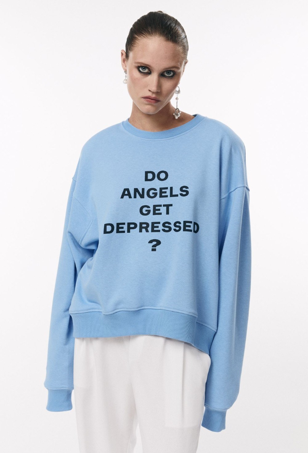 свитшот DO ANGELS GET DEPRESSED? - фото 131668