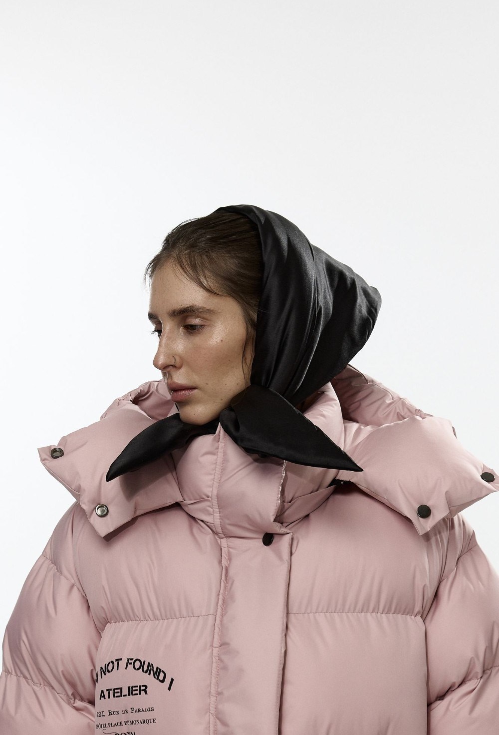 косынка BLACK SILK - фото 131926