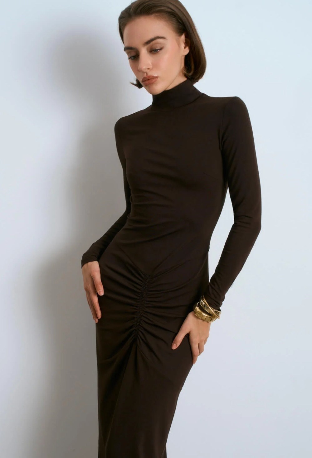 Платье-бадлон из вискозы - фото 132082