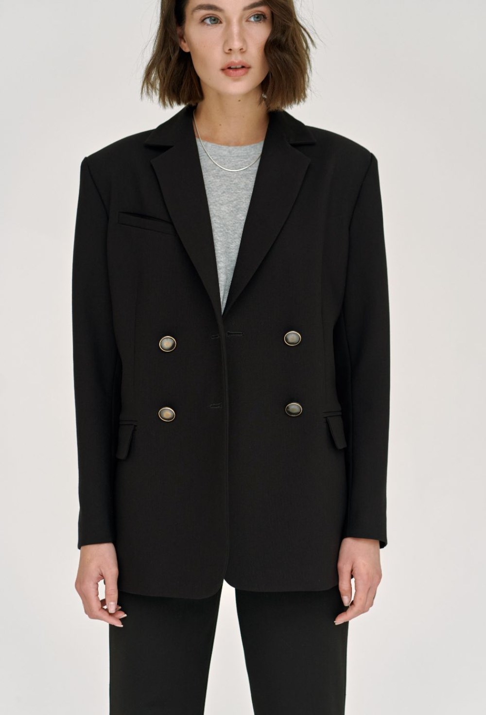 Жакет маскулинного кроя - фото 132307