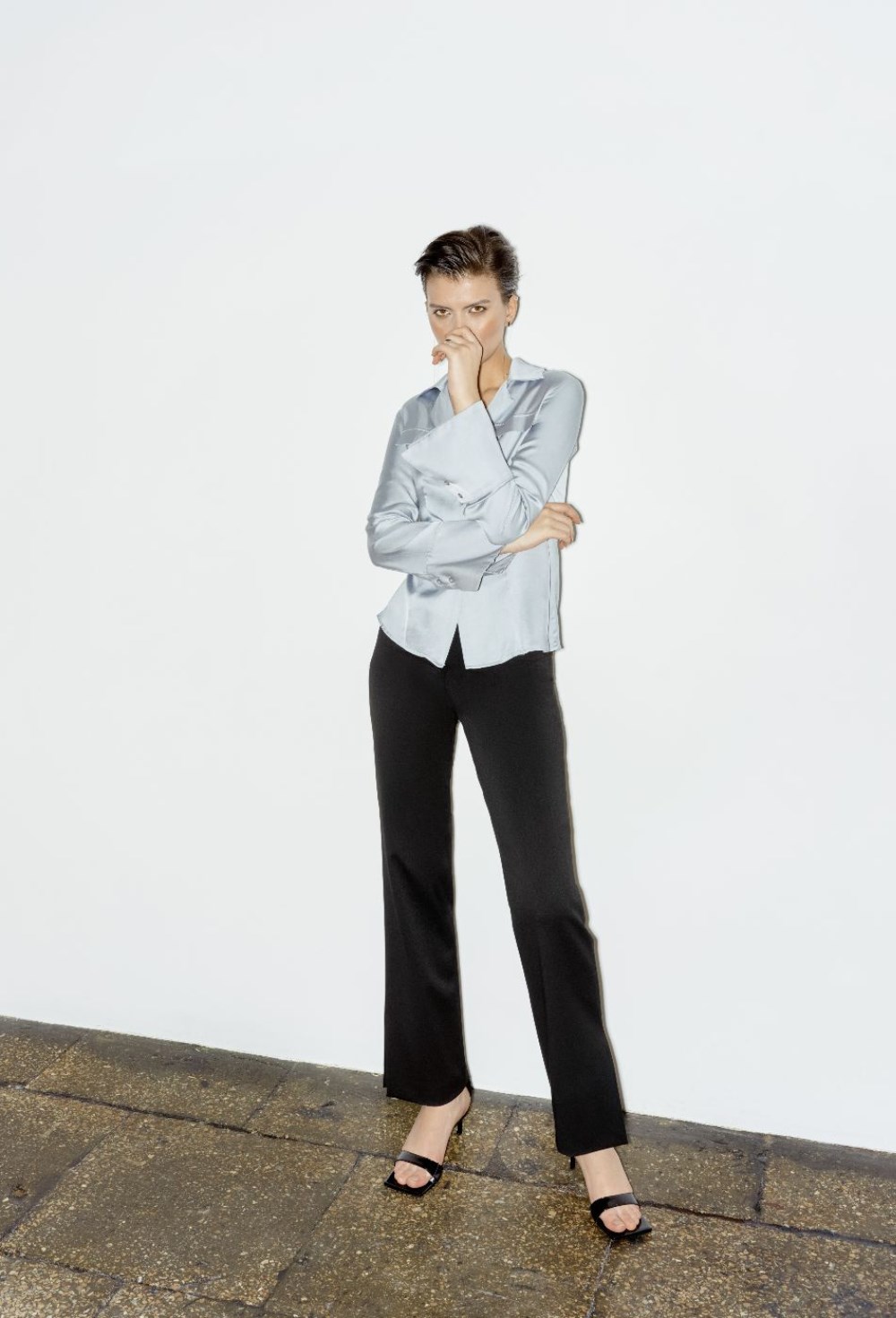 Рубашка приталенного кроя - фото 132311