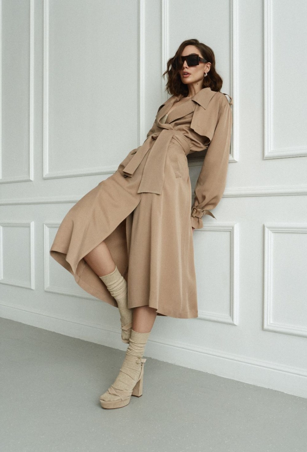 Тренч over size силуэта - фото 132322