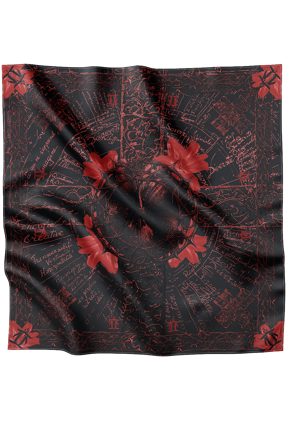 Платок с принтом - фото 132865