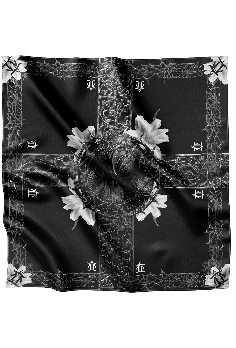 Платок с принтом - фото 132867