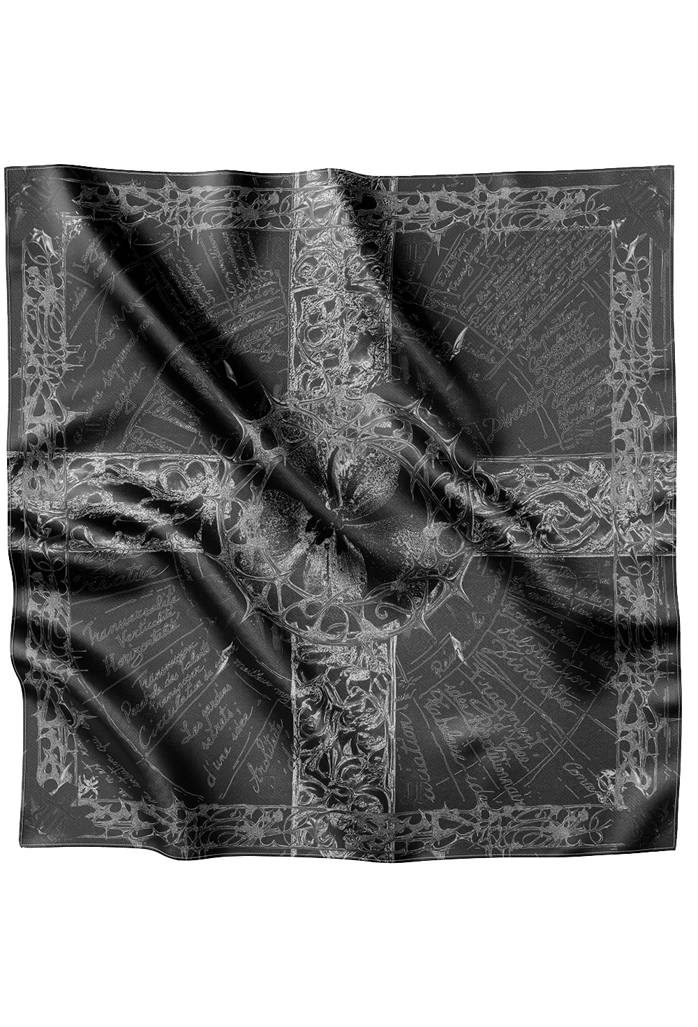 Платок с принтом - фото 132869