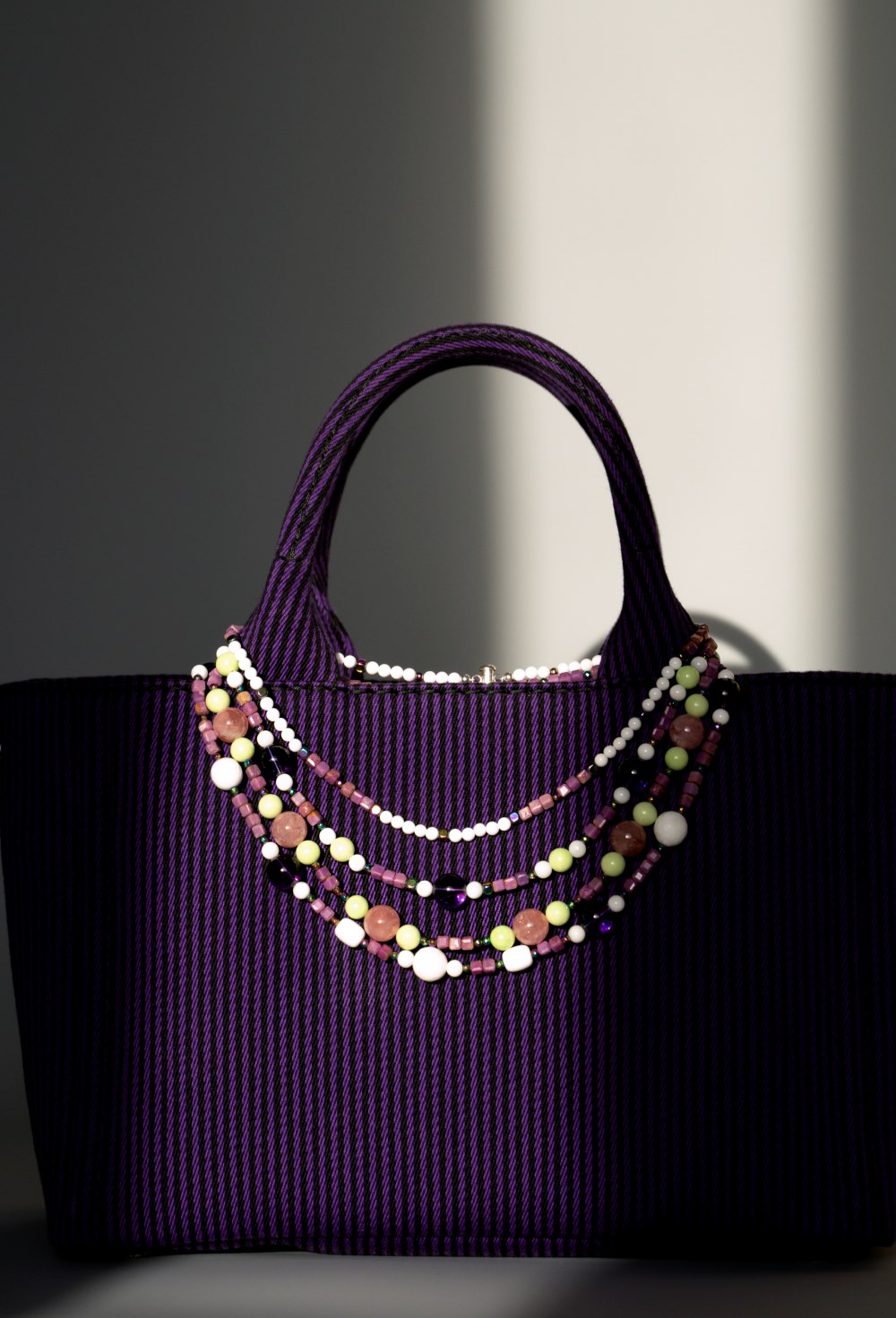 Бусы кварц, аметист - фото 132965