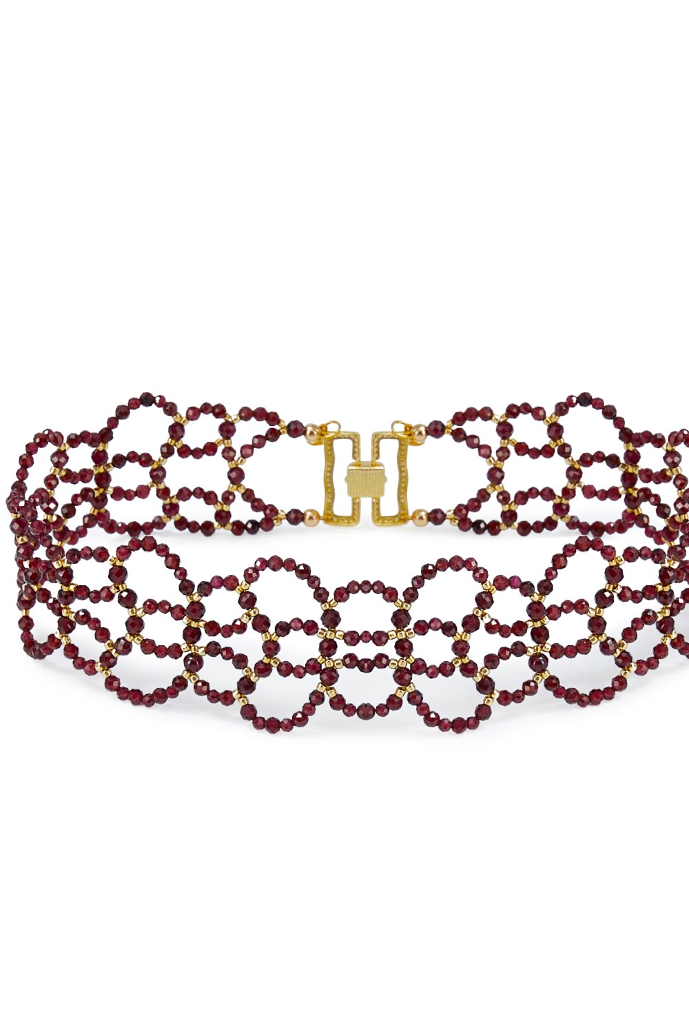 Чокер из граната - фото 132968