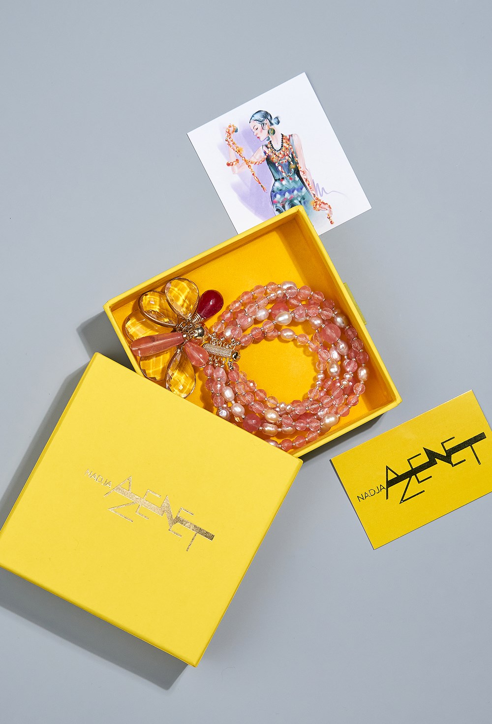 Браслет кварц, жемчуг - фото 132996