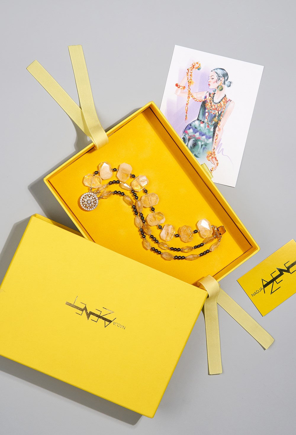 Браслет жемчуг, цитрин - фото 132999