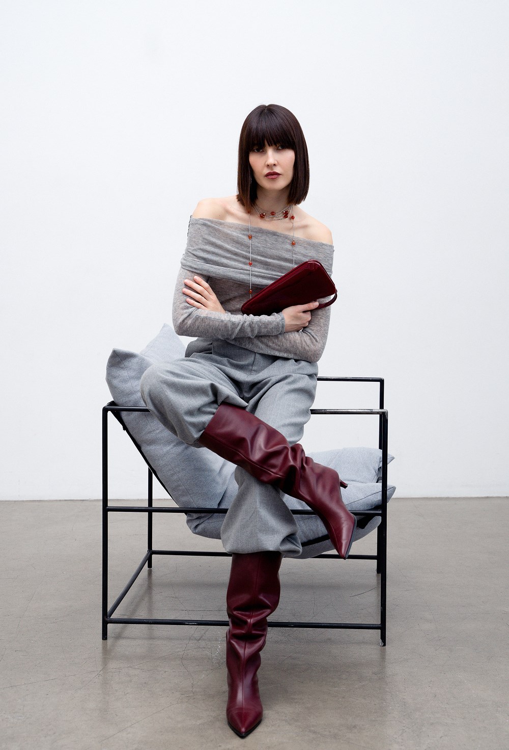 Аркан лабрадорит, сердолик - фото 133006