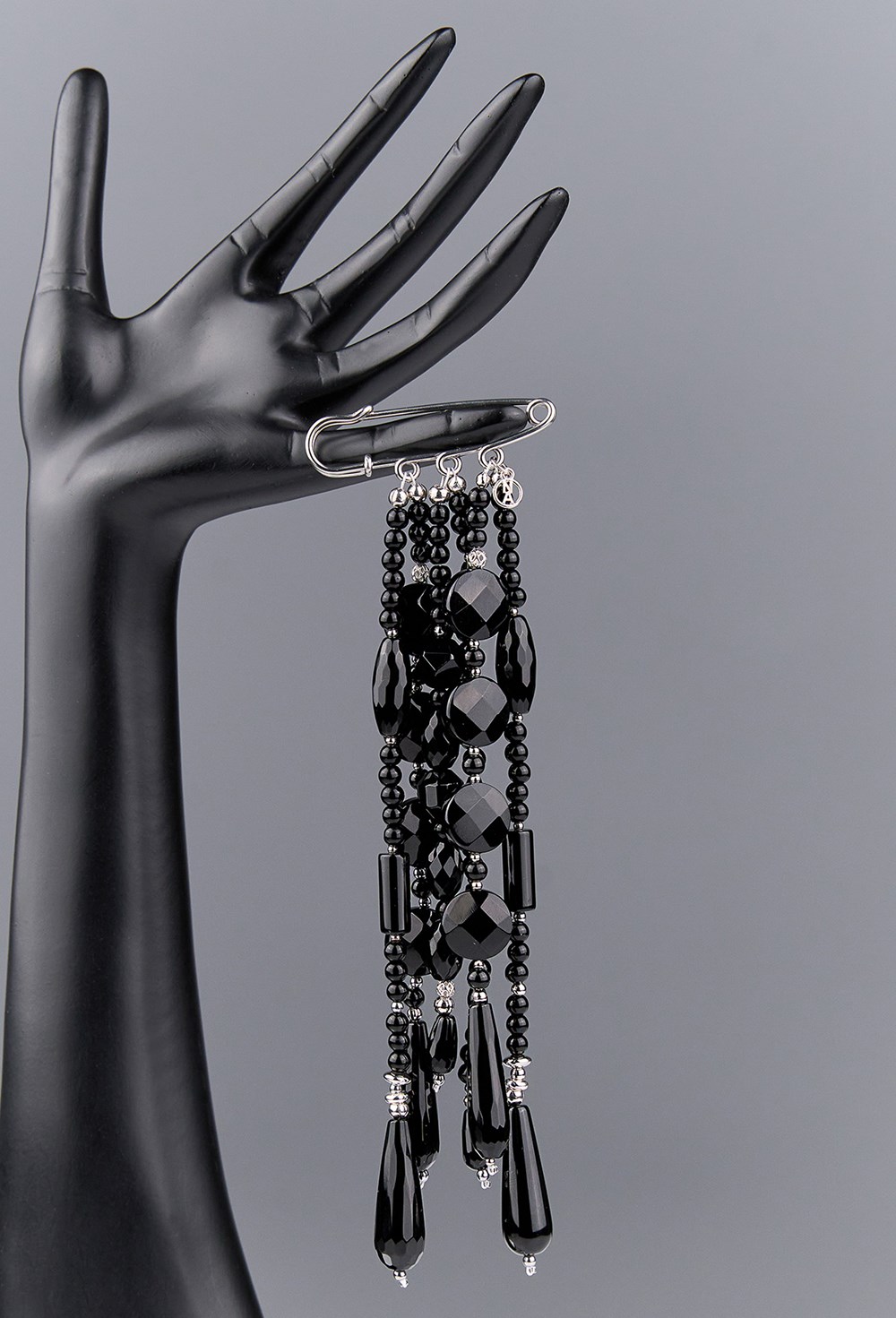 Ожеброшь из черного агата - фото 133031