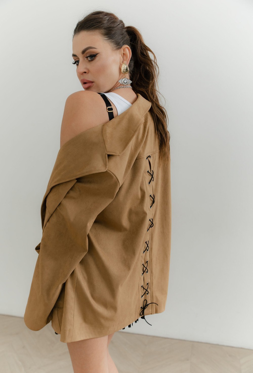 Жакет SUEDE SHIRT - фото 133086