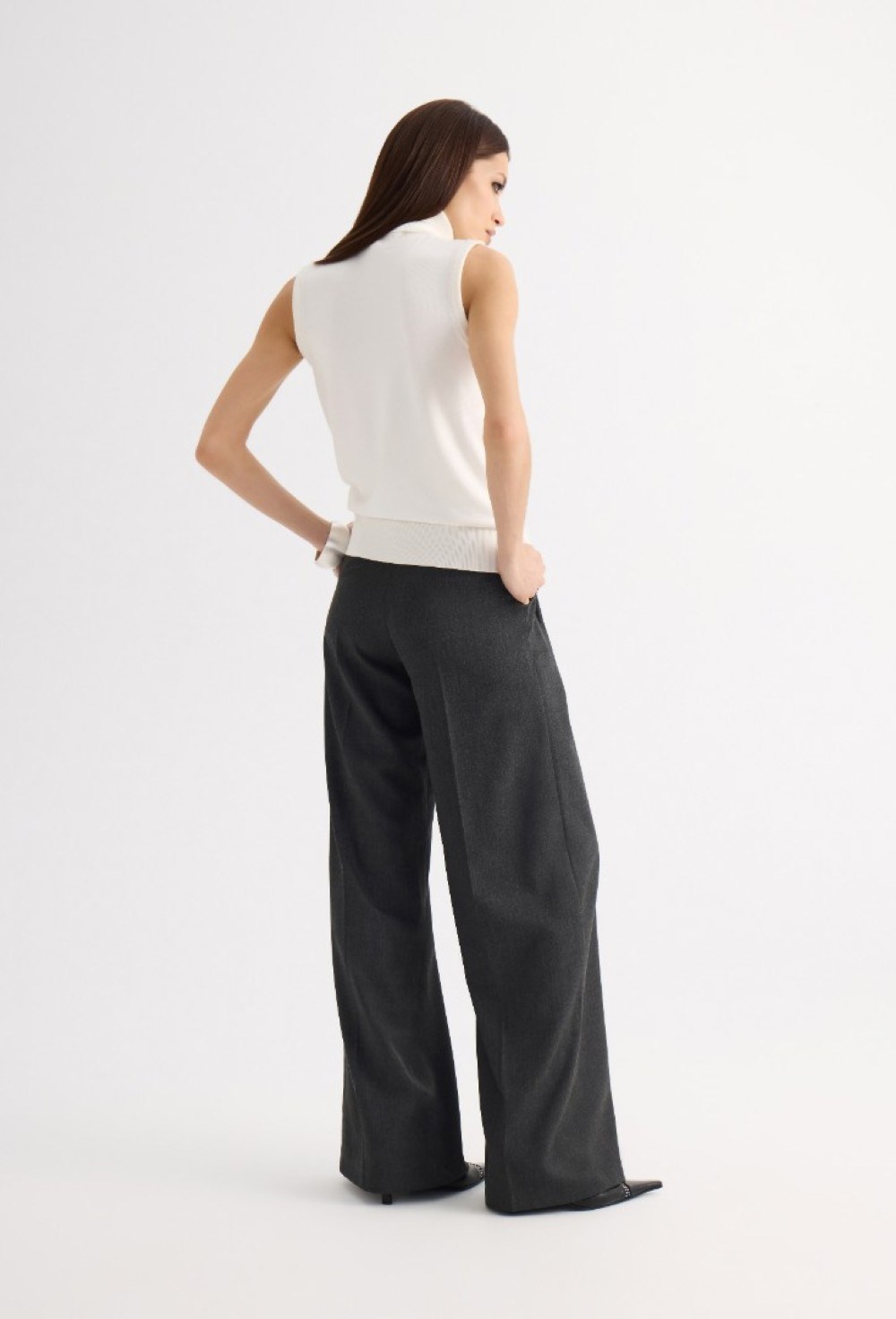 Топ со стойкой BASIC - фото 133438