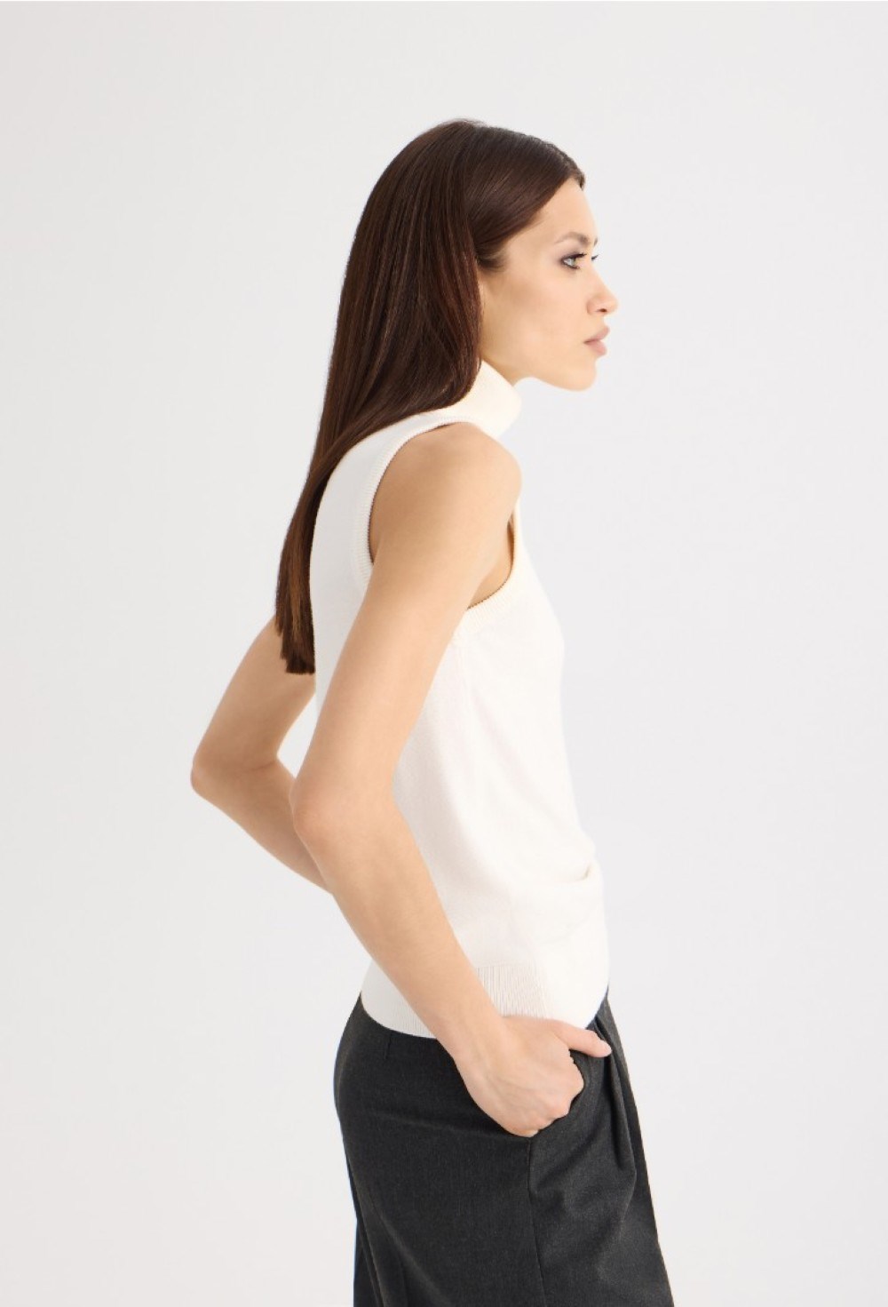 Топ со стойкой BASIC - фото 133440