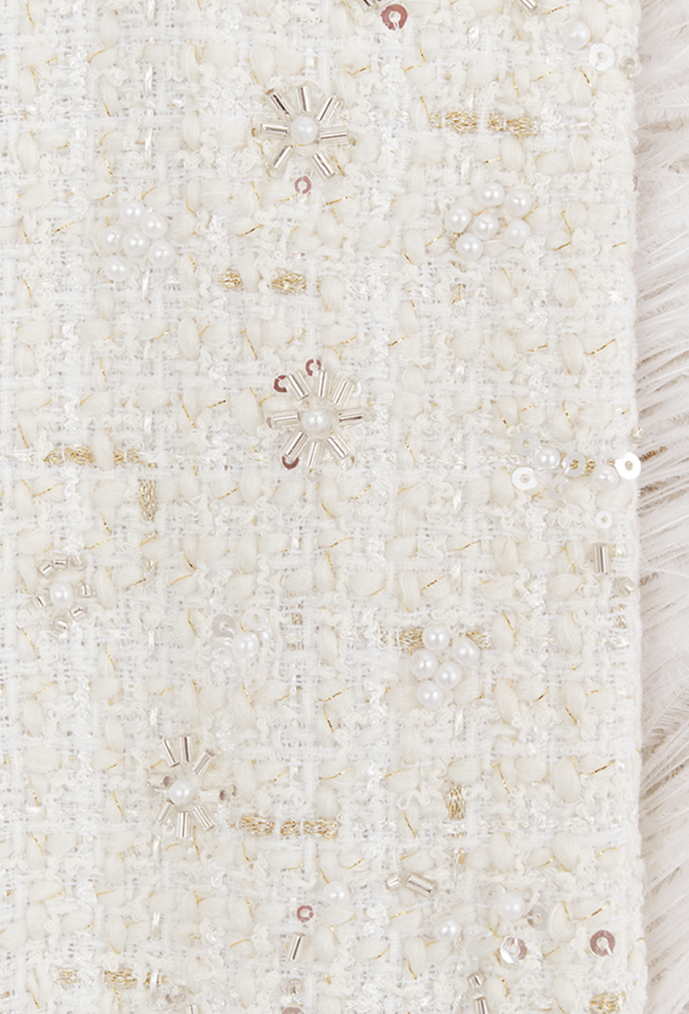 Кардиган с перьями укороченный - фото 133753