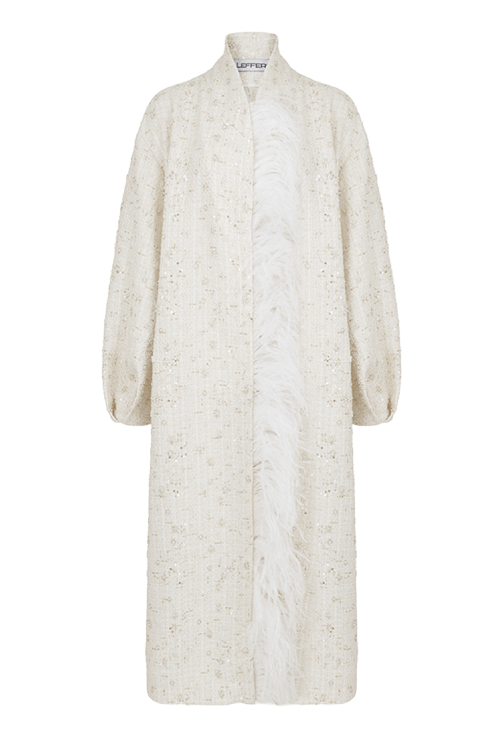 Кардиган с перьями - фото 133756