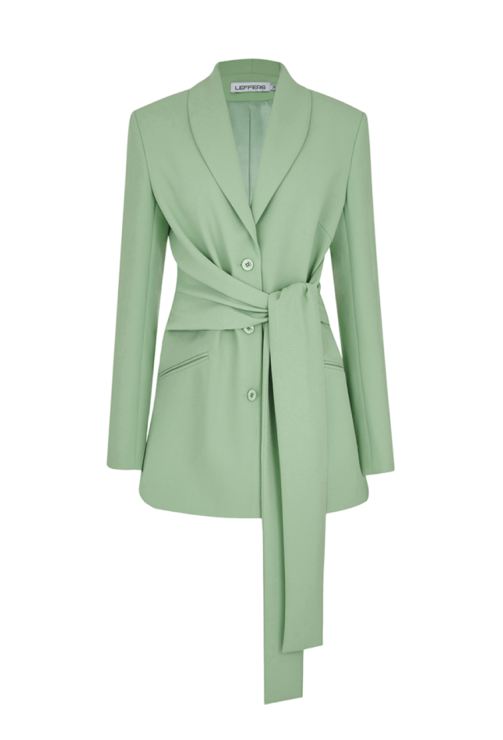 Жакет с поясом - фото 133770