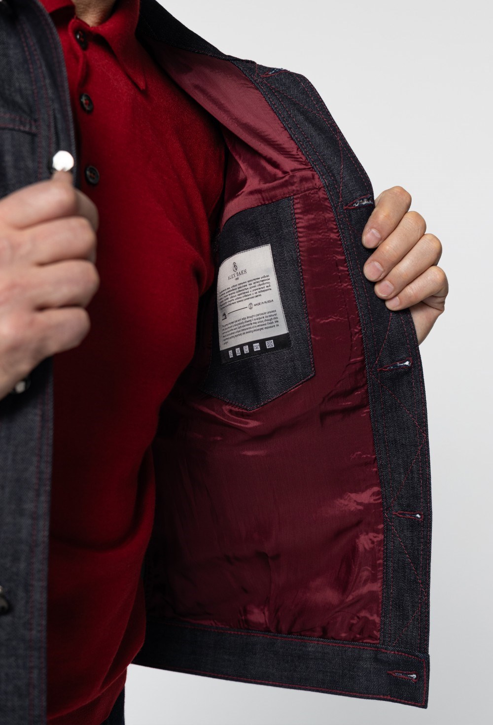 Джинсовая куртка из итальянского денима - фото 133869