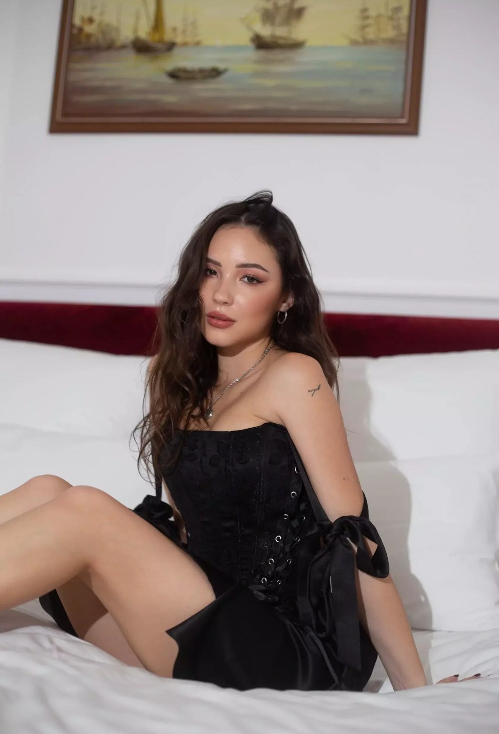 LIZZIE платье корсетное черное - фото 133895