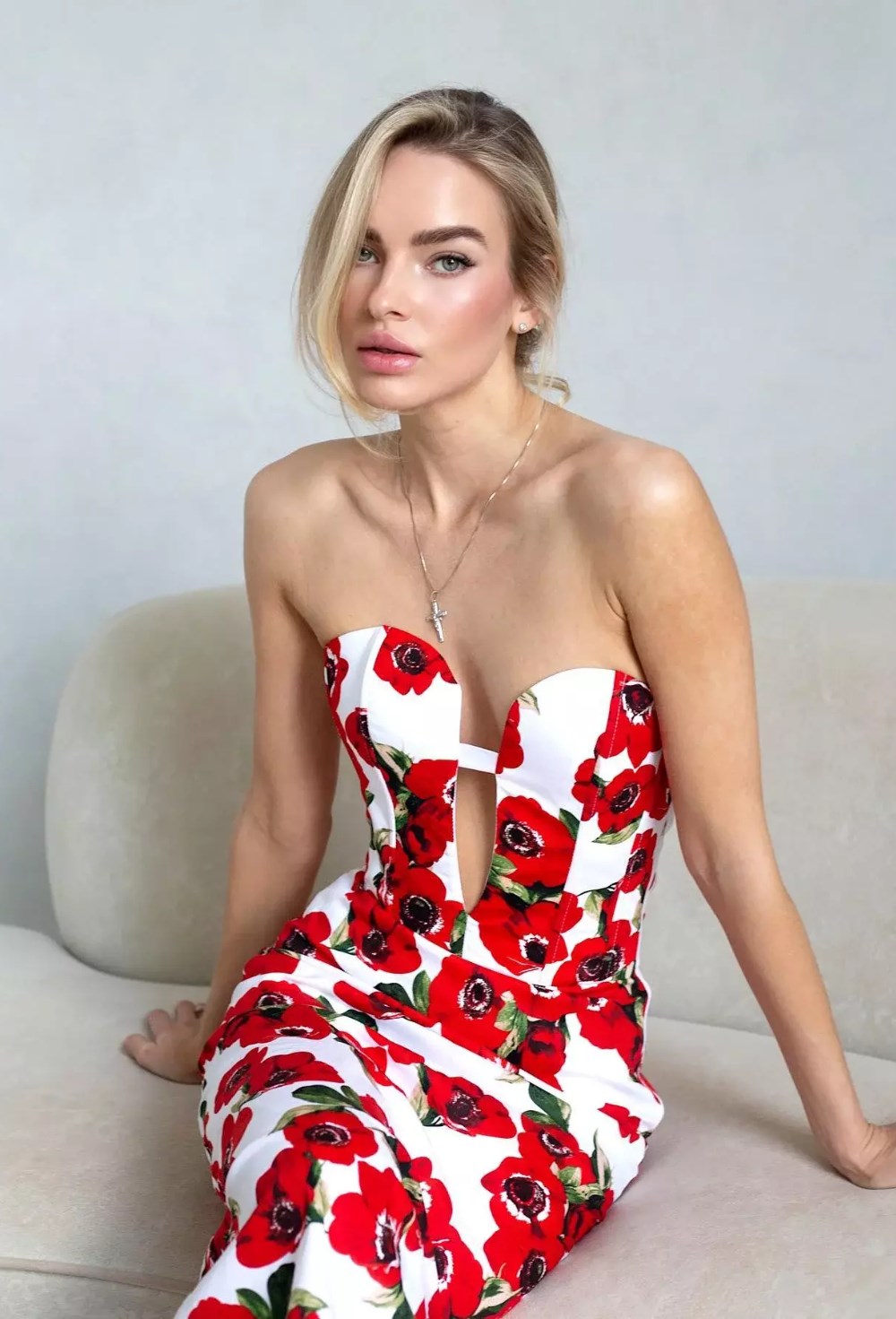 MIA корсетное платье c цветочным принтом - фото 133905