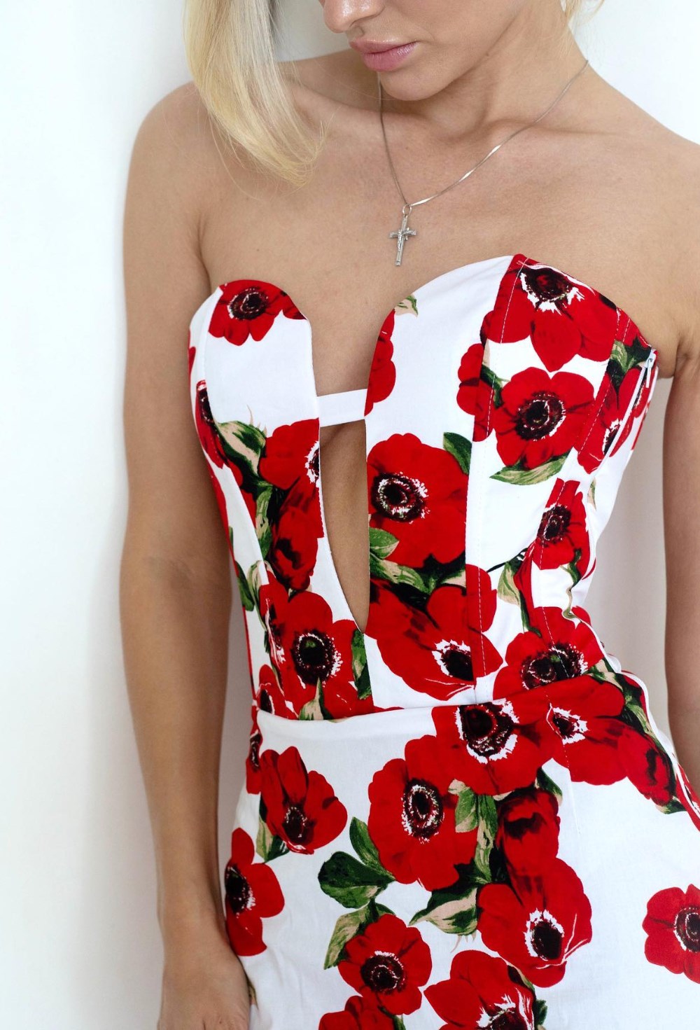 MIA корсетное платье c цветочным принтом - фото 133907