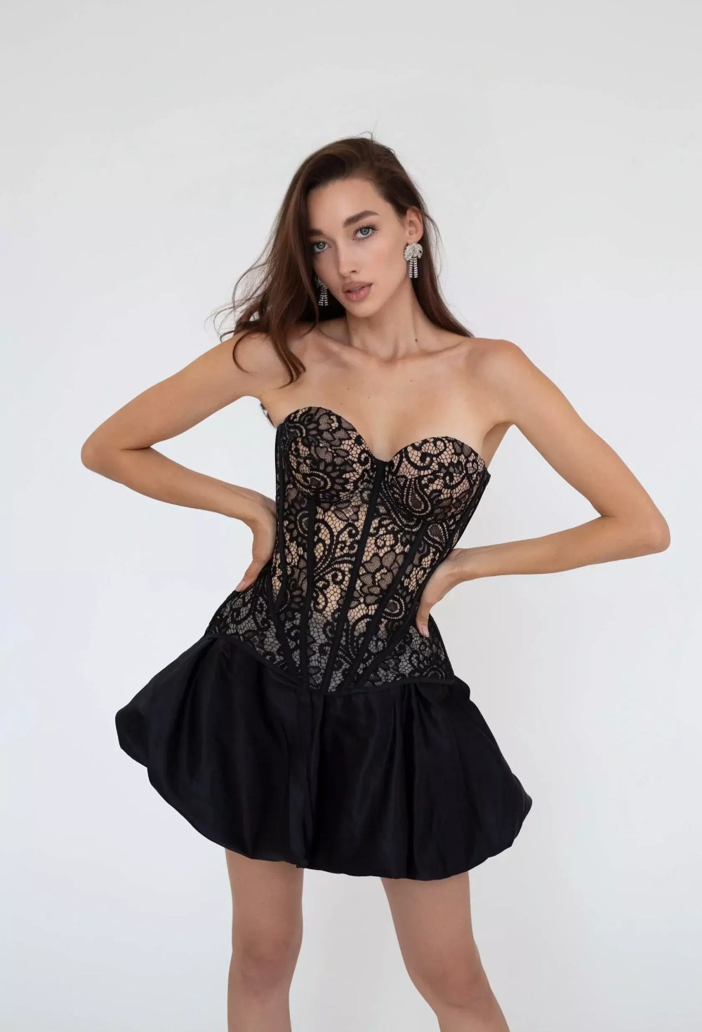 LIA классический корсет с кружевом - фото 133953