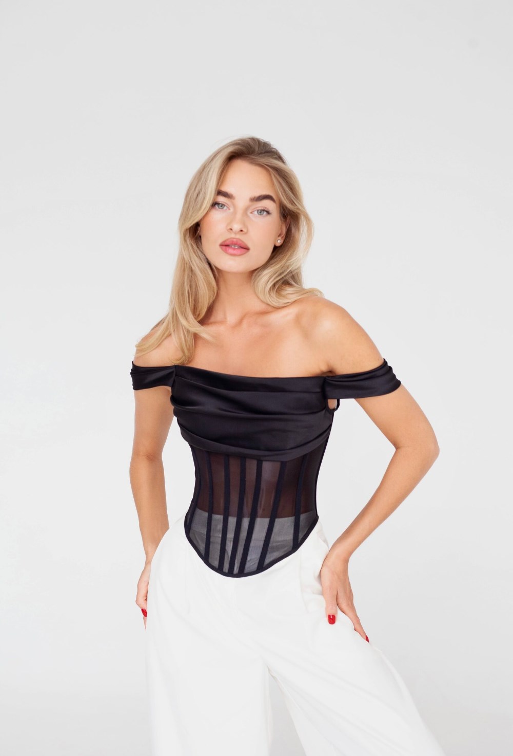 MONICA Корсет с сеткой - фото 133962