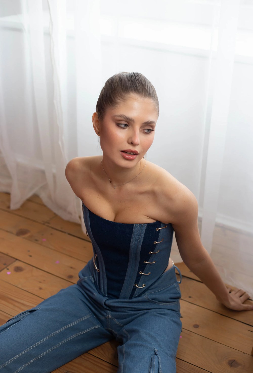 BARBARA корсет голубой - фото 134016