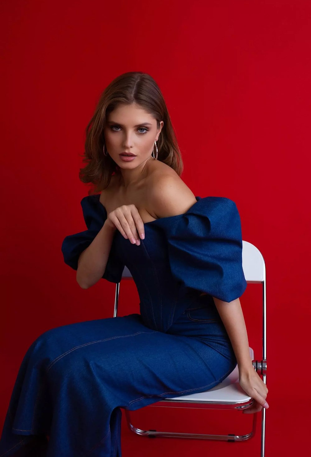 ARIEL корсет с пышными рукавами - фото 134076