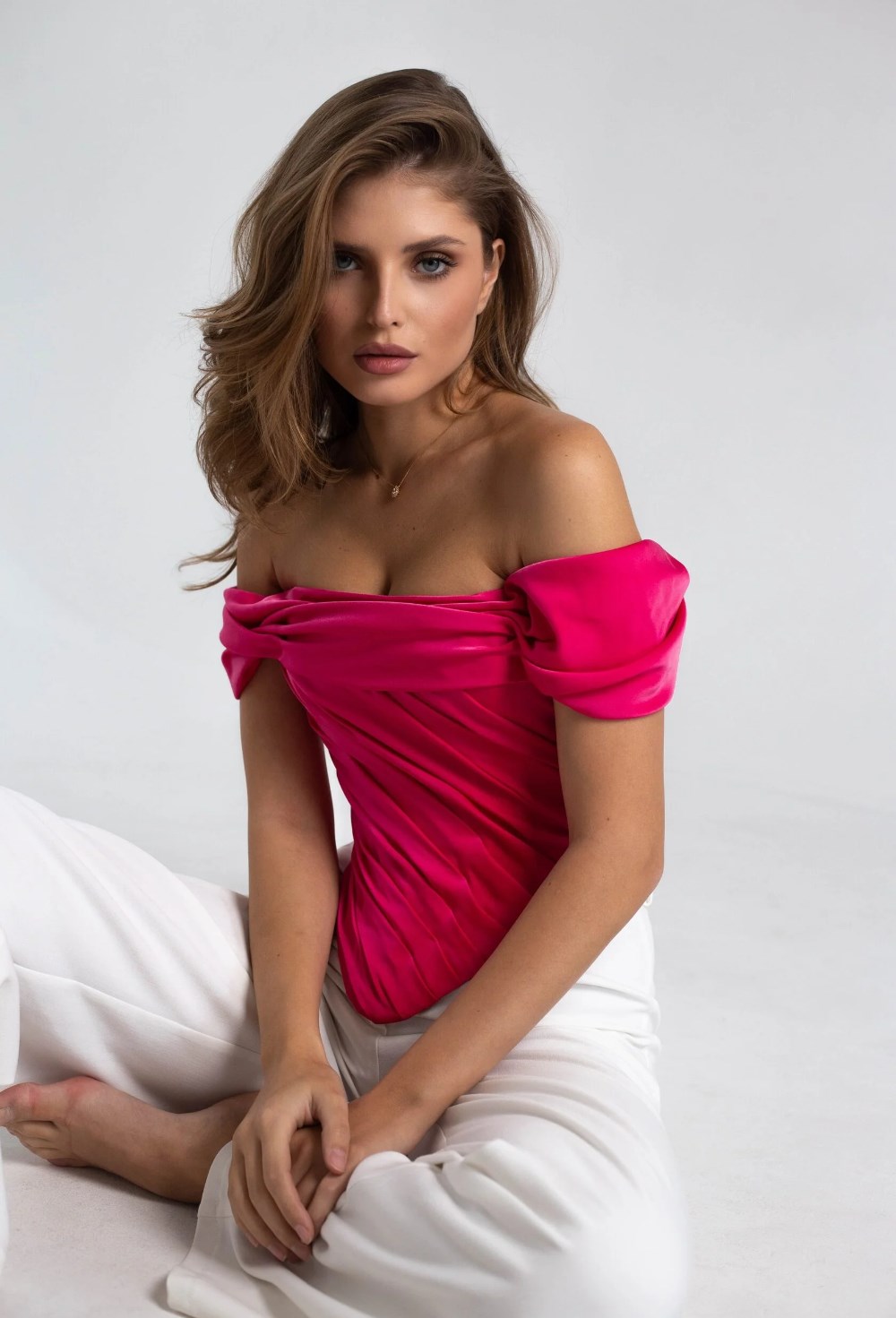 Belle корсет с драпировкой - фото 134088