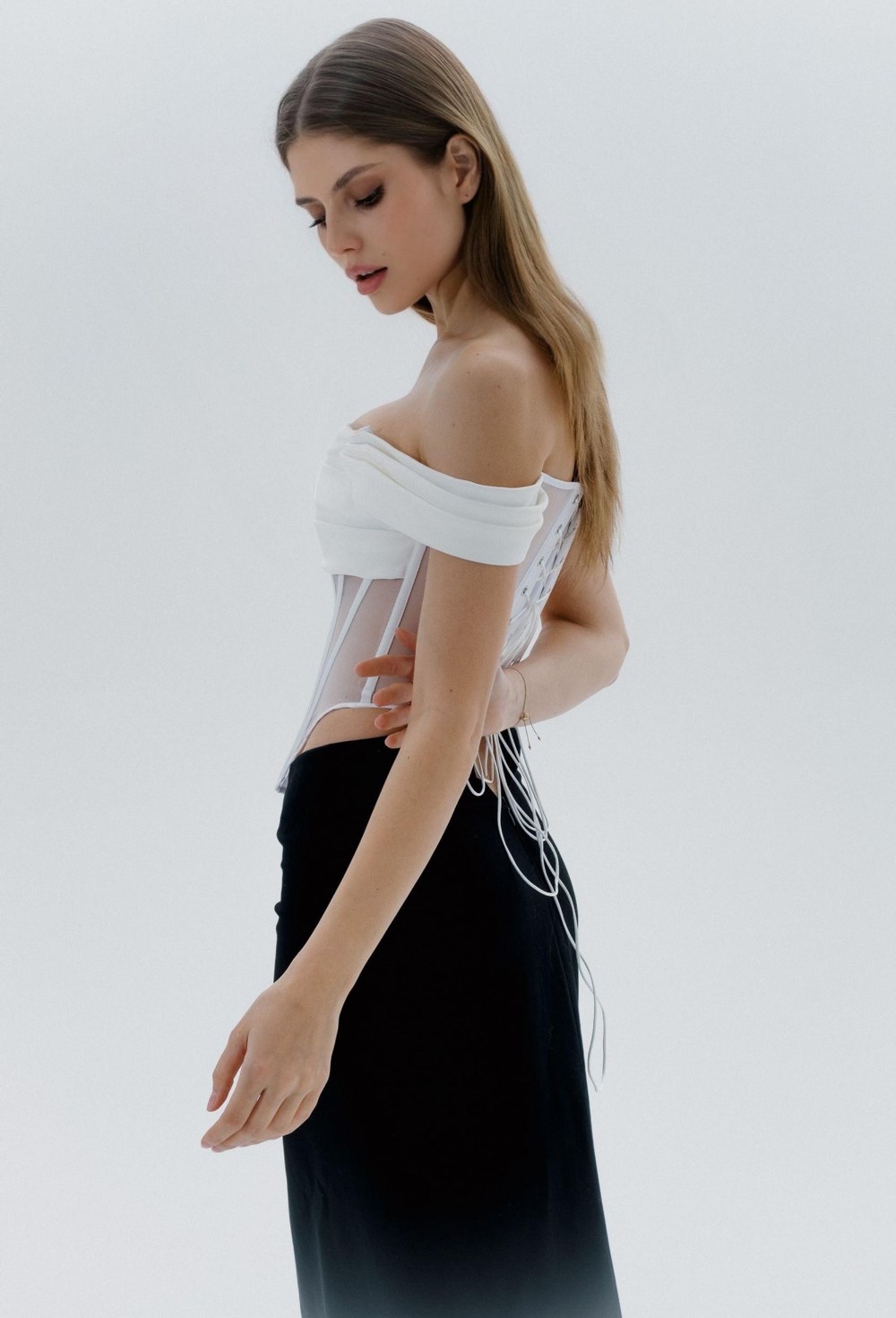 MONICA корсет с сеткой - фото 134109