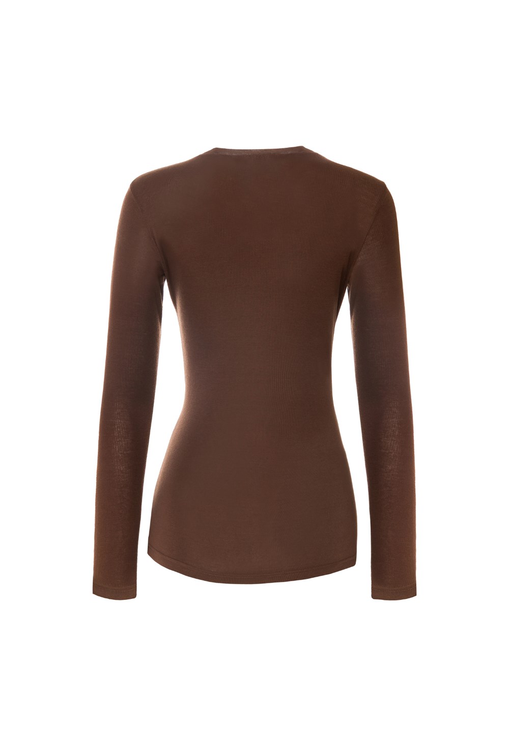 “Silhouette” Лонгслив с драпировкой на груди - фото 134514