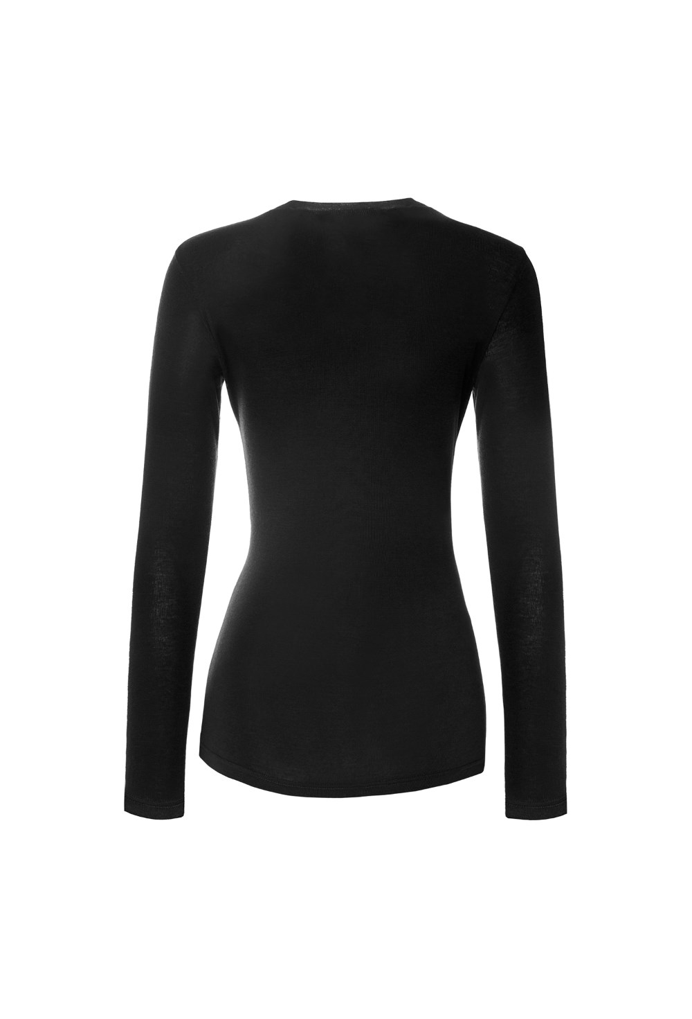 “Silhouette” Лонгслив с драпировкой на груди - фото 134520