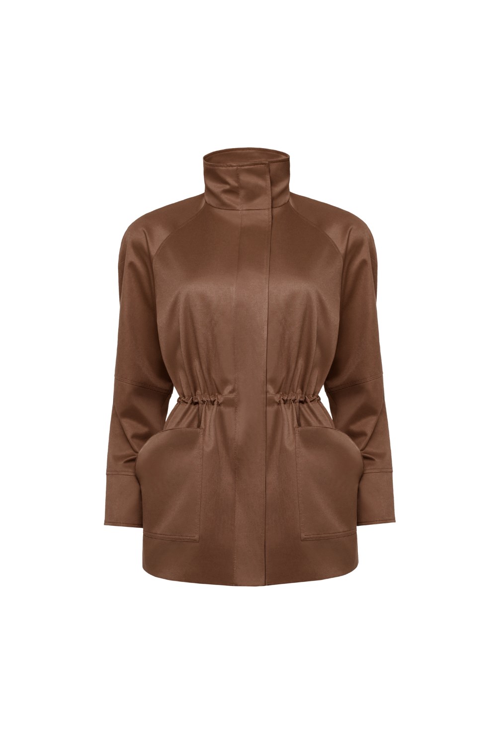 «Espresso foam» Парка с карманами на кулисе. - фото 134537