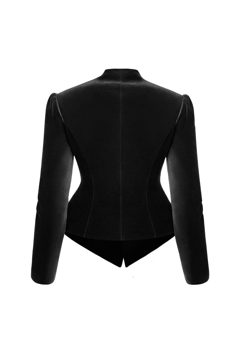 “Velvet moon” Жакет приталенный из шелковистого бархата - фото 134544