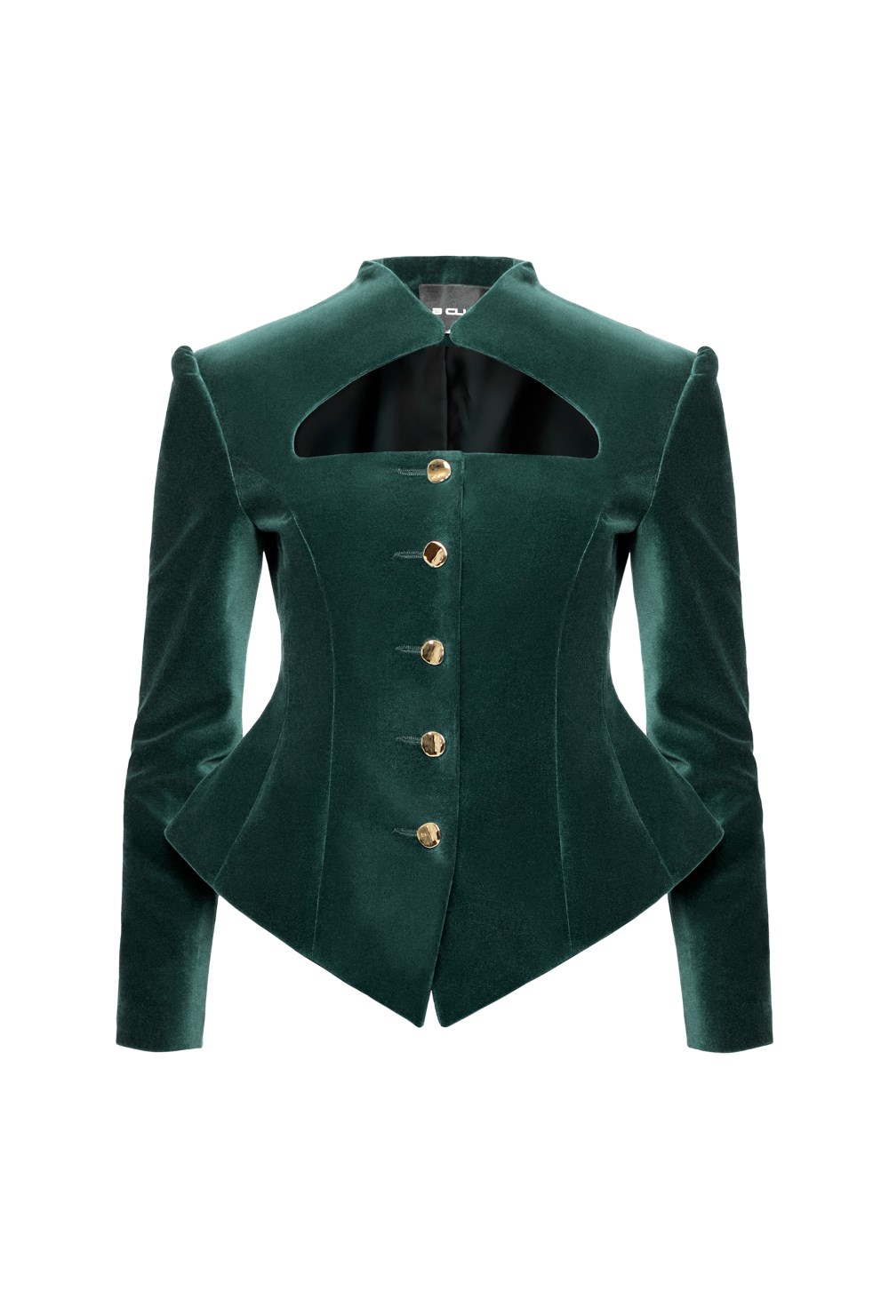 “Velvet moon” Жакет приталенный из шелковистого бархата - фото 134549