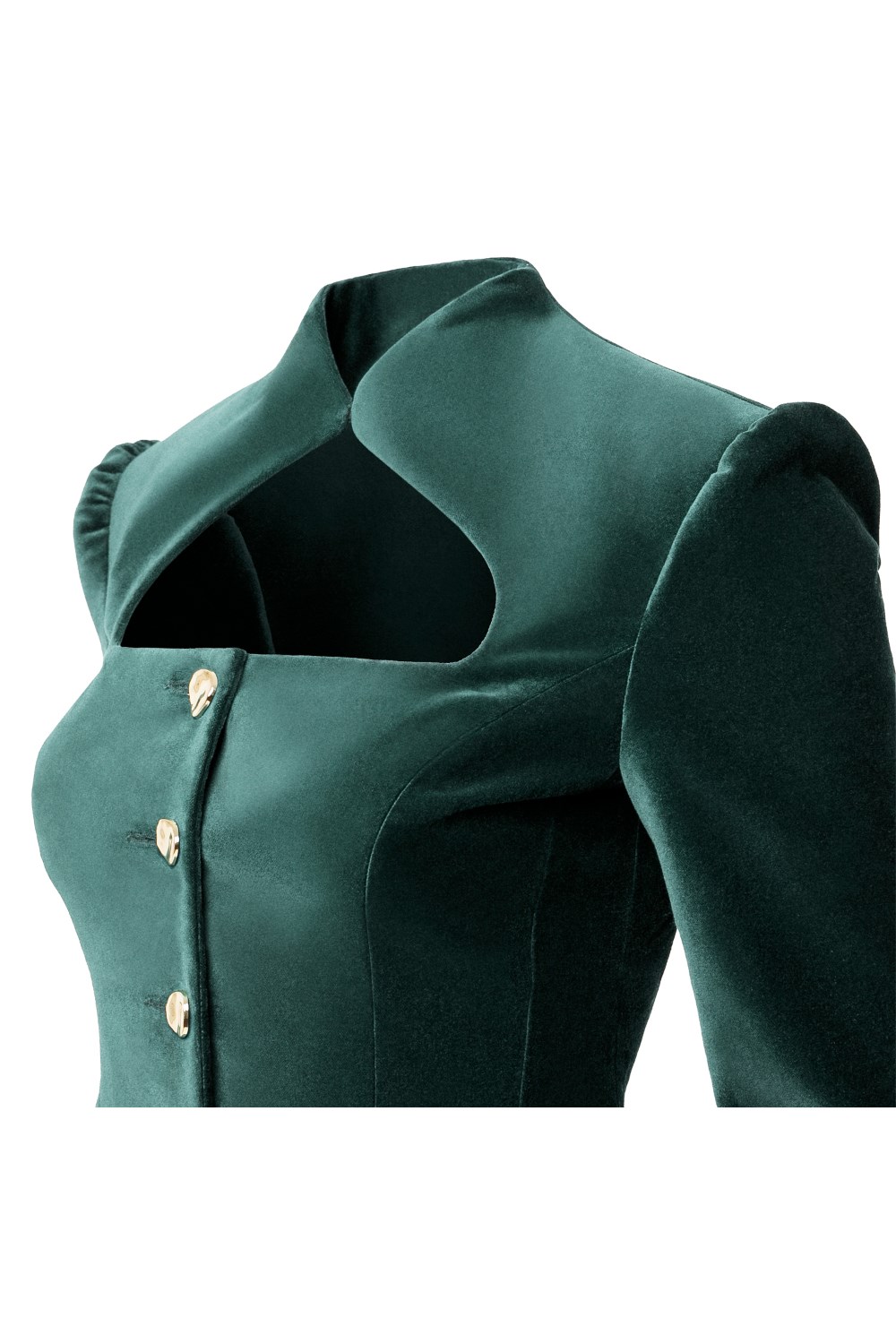 “Velvet moon” Жакет приталенный из шелковистого бархата - фото 134551