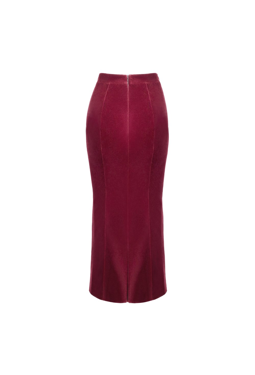 “Velvet moon” Юбка миди годе из шелковистого бархата - фото 134556