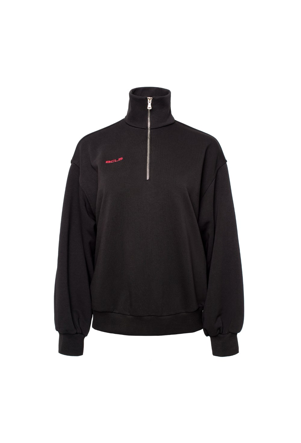 «Half Zip in love» Толстовка с вышивкой - фото 134576