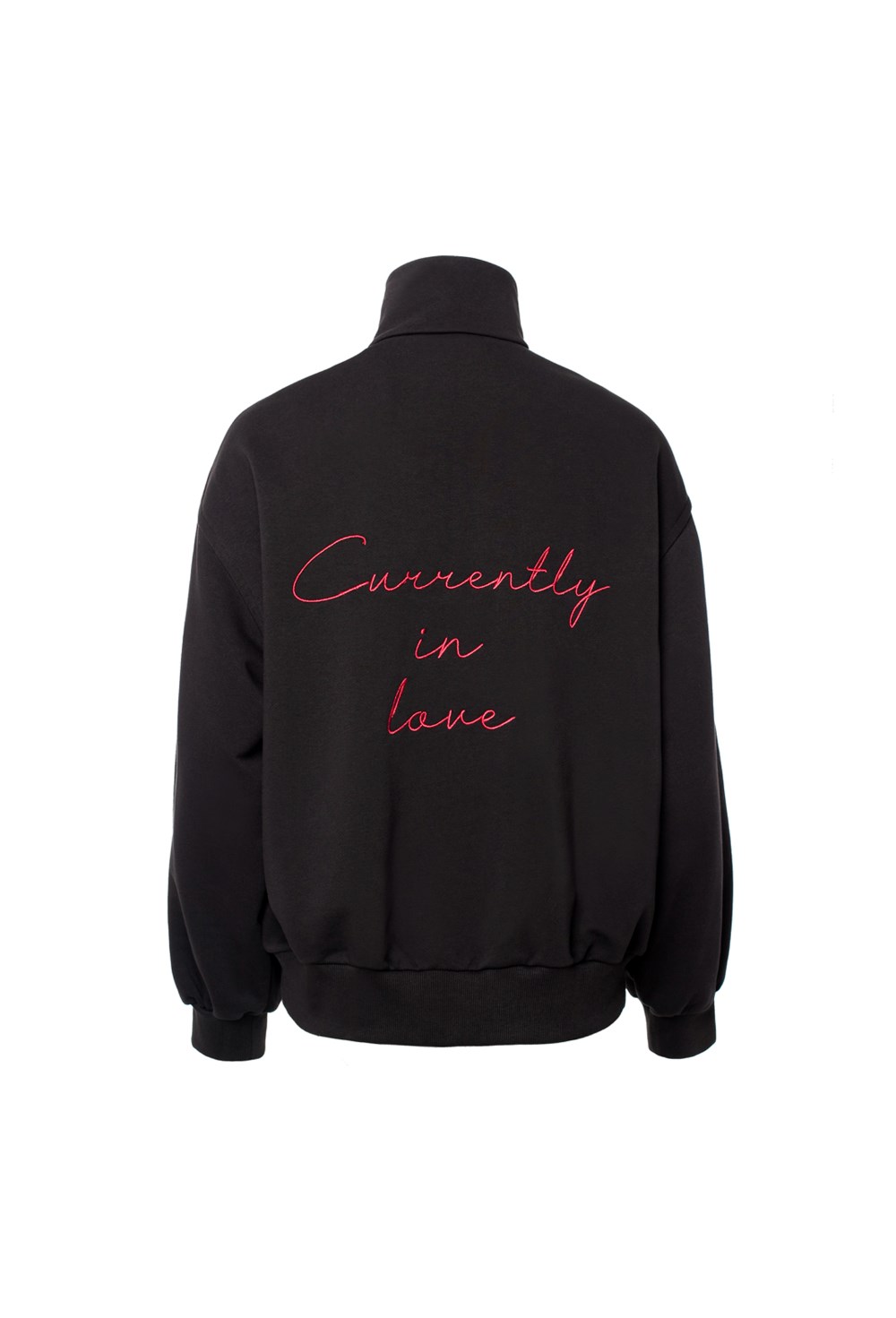 «Half Zip in love» Толстовка с вышивкой - фото 134577