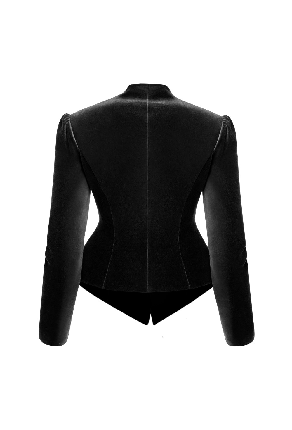 “Smoke velvet” Приталенный жакет из бархата - фото 134592