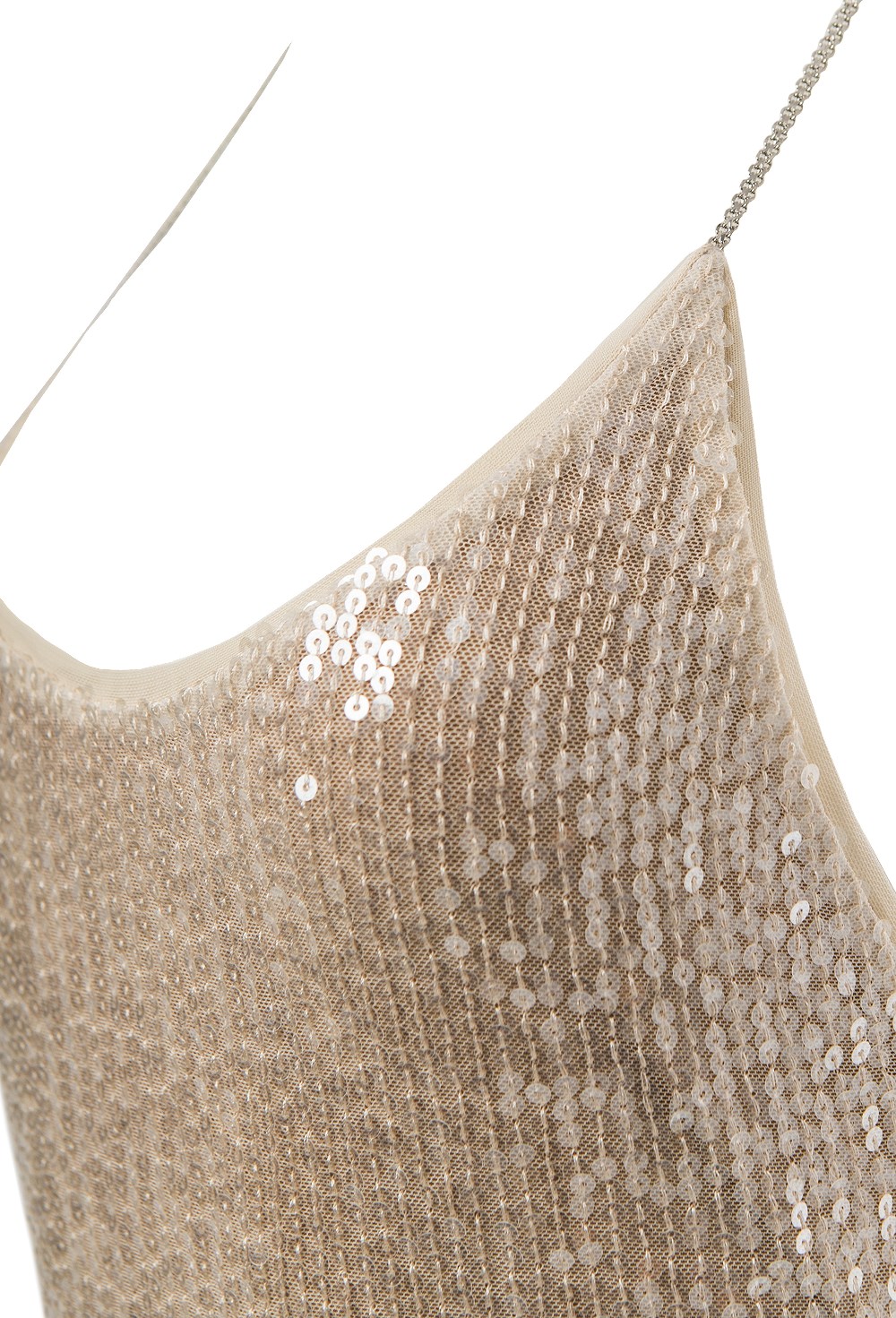 Платье-комбинация с пайетками PEARL - фото 134833