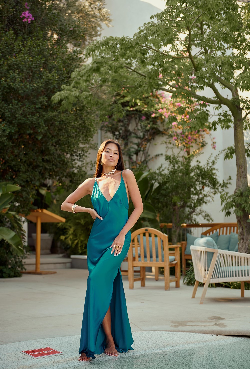 Платье-комбинация JARDIN - фото 134854