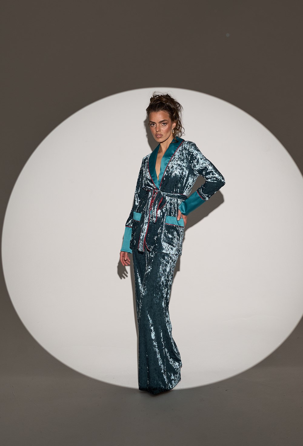 Костюм BRUNCH бархатный - фото 134971