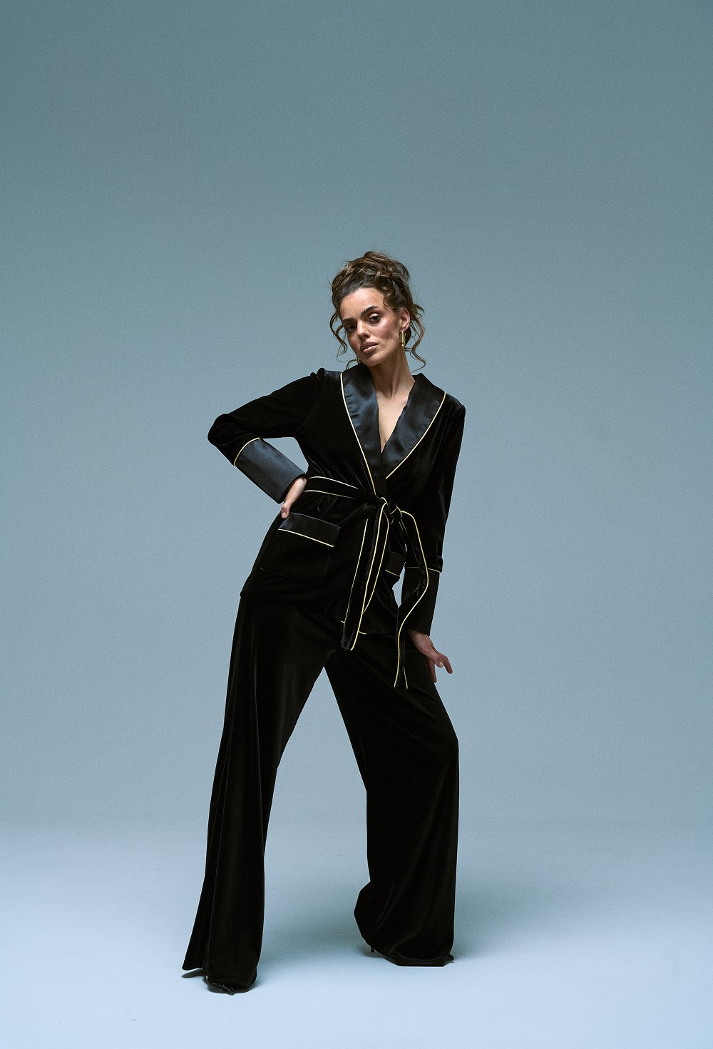 Костюм БРУНЧ бархатный - фото 134983