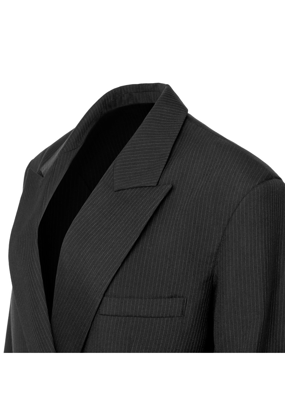 “Striped wool jacket” Двубортный жакет из шерсти. - фото 135073