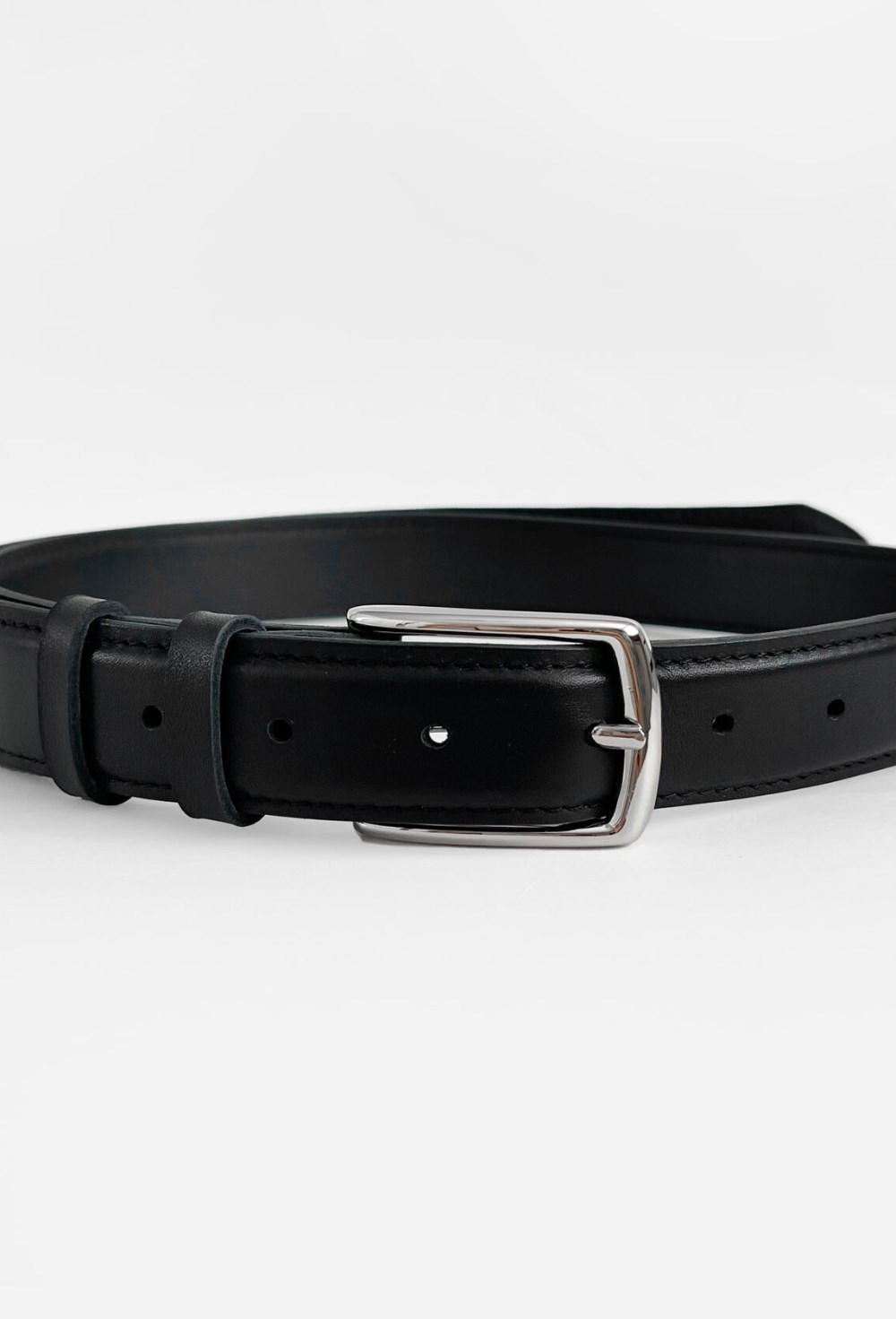 Ремень базовый с подиумом черный - фото 136199