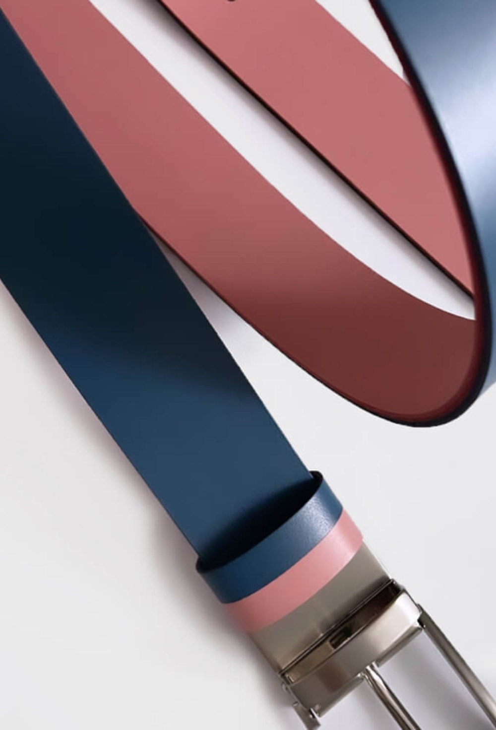 Ремень трансформер голубой-розовый - фото 136255