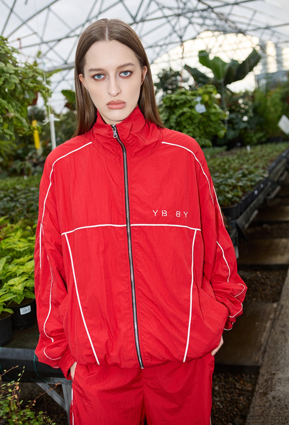 Олимпийка Бумер красного цвета - фото 136715